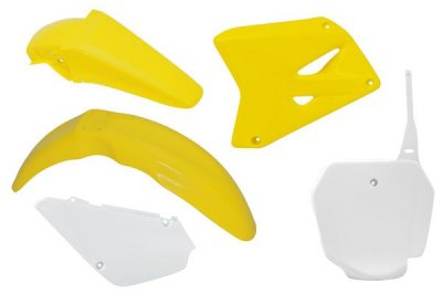 Rtech, Plastkit, VIT GUL, Suzuki 02-25 RM85