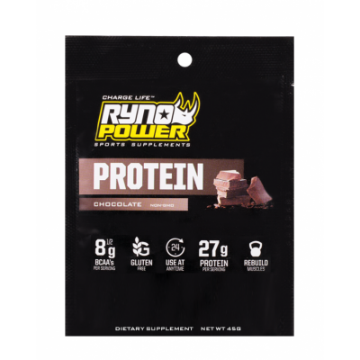 RYNO POWER, CHOKLAD PROTEIN 1ST PORTIONSFÖRPACKNING