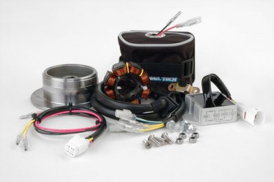 Trail Tech, DC system 70W stator, likriktare, batteri, svänghjul, Honda 05-08 CRF450R, 04-09 CRF250R