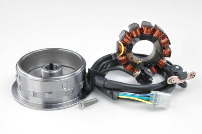 Trail Tech, DC system 90W stator, likriktare, batteri, svänghjul, väska, Honda 09 CRF450R
