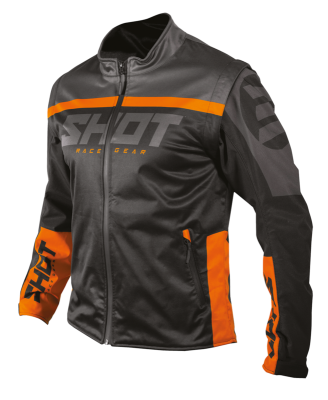 SHOT Jacka Softshell Lite 2.0 Svart/Orange