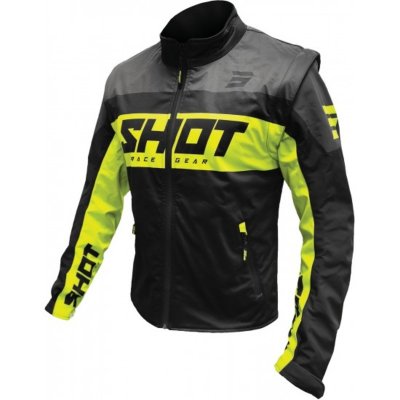 Shot Jacka Softshell Lite 3.0 Svart/Gul