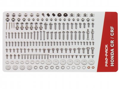 Holeshot, Komplett Skruvkit, Honda 02-20 CRF450R, 05-18 CRF450X, 99-07 CR250R, 04-21 CRF250R, 04-19 CRF250X, 99-07 CR125R, 03-07