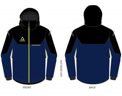 Skoterjacka AMOQ Void Blå/Svart/HiVis