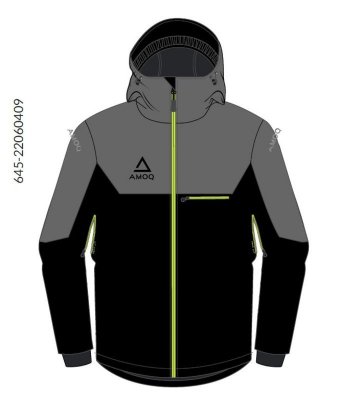 Skoterjacka AMOQ Void Svart/Grå/HiVis