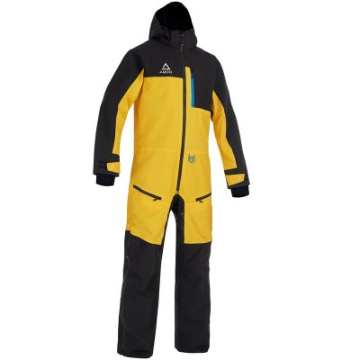 Skoteroverall AMOQ Dynamic Fodrad Svart/Gul/Blå