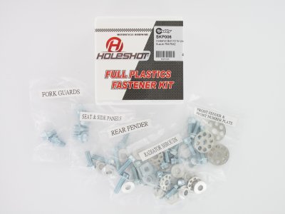 Holeshot, Skruvkit till plast, Suzuki 10-18 RMX450Z, 05-25 RM-Z450, 99-10 RM250, 04-25 RM-Z250, 99-10 RM125, 02-25 RM85, 03-07 R