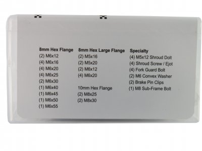 Holeshot, Skruvkit KTM, KTM 03-26 450 EXC-F, 05 450 SMR, 07-14 450 SMR, 03-22 450 SX-F, 18-22 250 EXC TPI/300 EXC TPI, 23-25 250