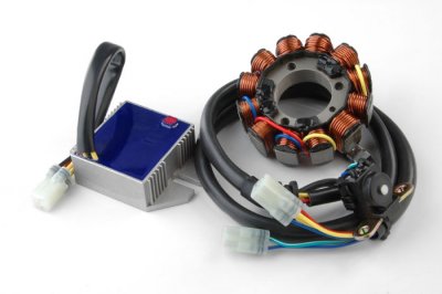 Trail Tech, DC system 70W stator, likriktare, batteri, väska, Honda 13-16 CRF450R, 13-18 CRF250R