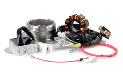 Trail Tech, DC system 90W svänghjul, stator, likriktare, batteri, väska, Honda 13-16 CRF450R, 13-18 CRF250R