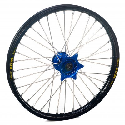 Haan Wheels, Komplett Hjul, 2,15, 21", FRAM, SVART BLÅ, KTM 17-19 1090 ADVENTURE, 13-16 1190 ADVENTURE, 15-25 1290 ADVENTURE, 19