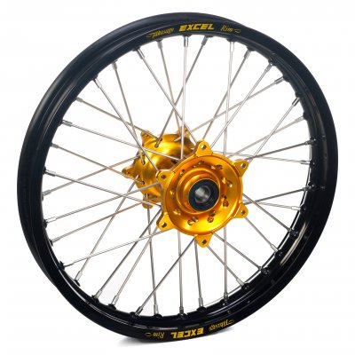 Haan Wheels, Komplett Hjul, 1,85, 19", BAK, SVART GULD, TRIUMPH 25 TF 450-RC, 26 TF 450-X, 24-26 TF 250-X