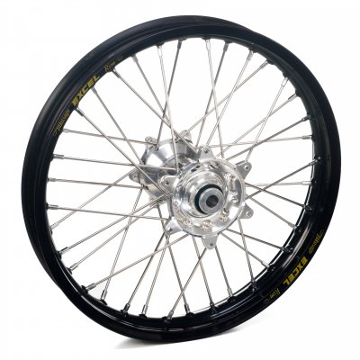 Haan Wheels, Komplett Hjul, 2,15, 19", BAK, SILVER SVART, TRIUMPH 25 TF 450-RC, 26 TF 450-X, 24-26 TF 250-X