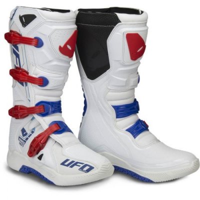 UFO Elektron Boots White-Red-Blue