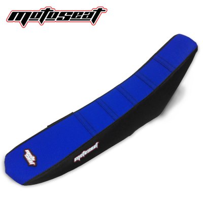Moto Seat, Ribbat Överdrag, SVART BLÅ, SHERCO 17-19 450 SEF, 20 450 SEF-R, 17-19 250 SE/250 SEF/300 SE/300 SEF, 20 250 SEF-R/250